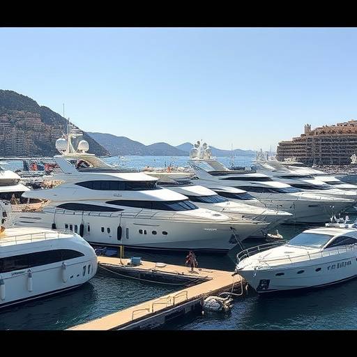 Le port de plaisance de Monaco, avec ses yachts de luxe et son ambiance sophistiquée.